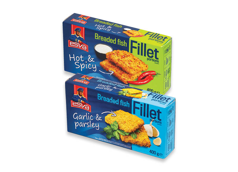 Žuvų filė ESVA
			, 
				 400 g, 2 rūšių, 10,48 Eur/kg. A lygio parduotuvėse