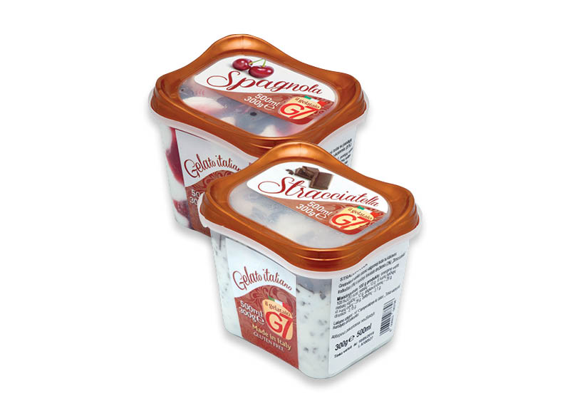 Valgomieji ledai SPAGNOLA, STRACCIATELLA
			, 
				 500 ml, 2 rūšių, 5,98 Eur/l. A lygio parduotuvėse