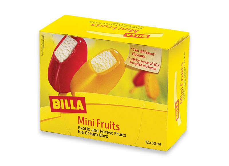 BILLA burbono vanilės skonio valgomieji ledai
			, 
				 600 ml, 4,98 Eur/l. A lygio parduotuvėse