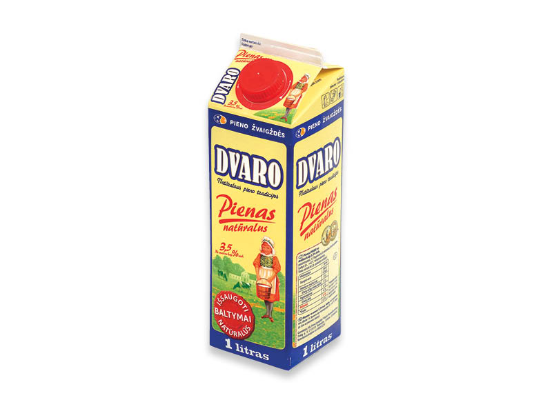 Natūralus DVARO pienas
			, 
				 1 l, 3,5 % rieb. Ir IKI EXPRESS