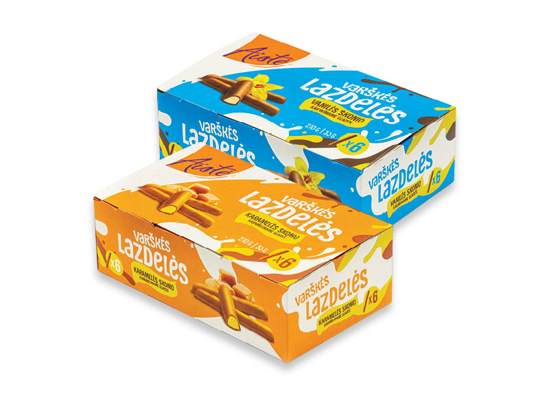 Varškės lazdelės AISTĖ
			, 
				 210 g, 3 rūšių, 11,38 Eur/kg. A lygio parduotuvėse