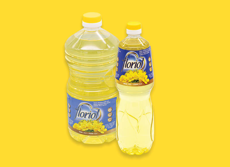 Rapsų aliejui FLORIOL
,
1 l, 2 l Rapsų aliejui FLORIOL
,
1 l, 2 l