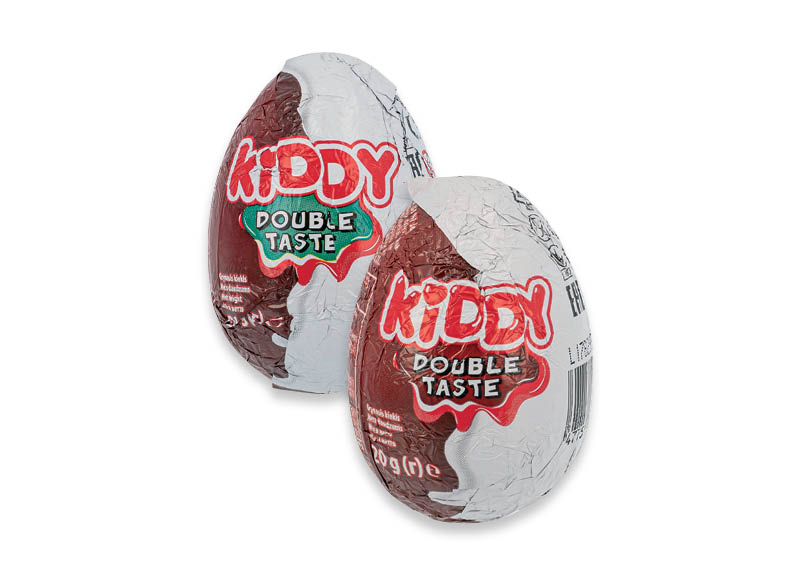 Šokoladiniai kiaušiniai KIDDY
			, 
				 20 g, 2 rūšių, 39,50 Eur/kg. A lygio parduotuvėse