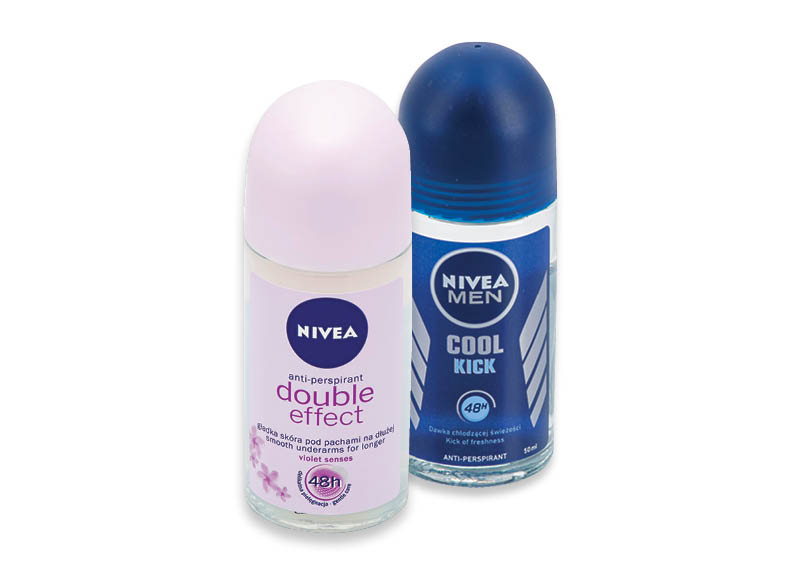 Rutuliniai dezodorantai NIVEA
			, 
				 Įvairių rūšių