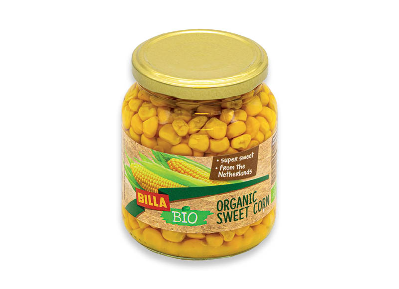 BILLA BIO ekologiški saldieji kukurūzai
,
370 ml, 3,49 Eur/l. A lygio parduotuvėse BILLA BIO ekologiški saldieji kukurūzai
,
370 ml, 3,49 Eur/l. A lygio parduotuvėse