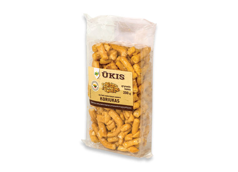 IKI ŪKIS koriukas
,
200 g, 12,45 Eur/kg. A lygio parduotuvėse IKI ŪKIS koriukas
,
200 g, 12,45 Eur/kg. A lygio parduotuvėse