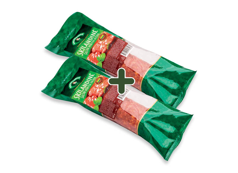 Šaltai rūkyta KREKENAVOS SKILANDINĖ dešra dujose
,
350 g, a. r., 5,49 Eur/vnt. A lygio parduotuvėse Šaltai rūkyta KREKENAVOS SKILANDINĖ dešra dujose
,
350 g, a. r., 5,49 Eur/vnt. A lygio parduotuvėse