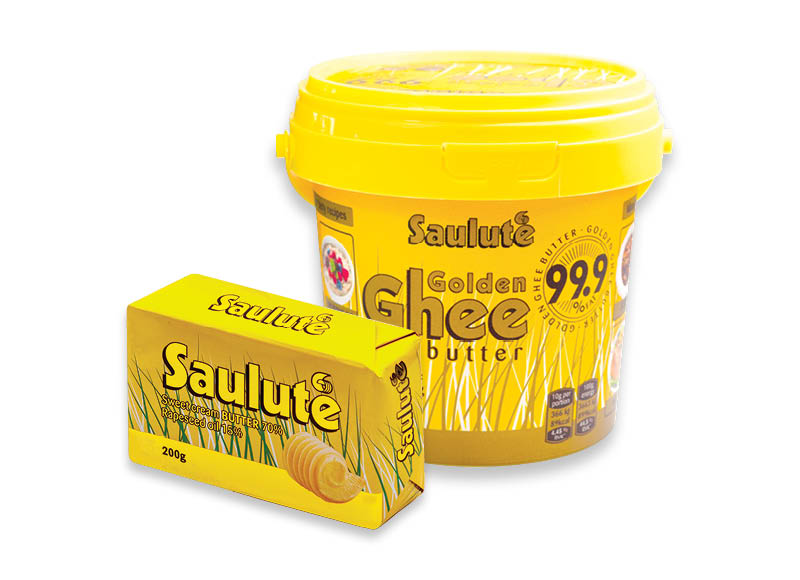 Tepiajam riebalų mišiniui, lydytam sviestui SAULUTĖ
			, 
				 200 g, 500 g, 2 rūšių
