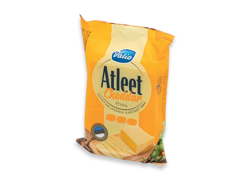 Sūris VALIO ATLEET CHEDDAR
			, 
				 250 g, 10,36 Eur/kg. A lygio parduotuvėse