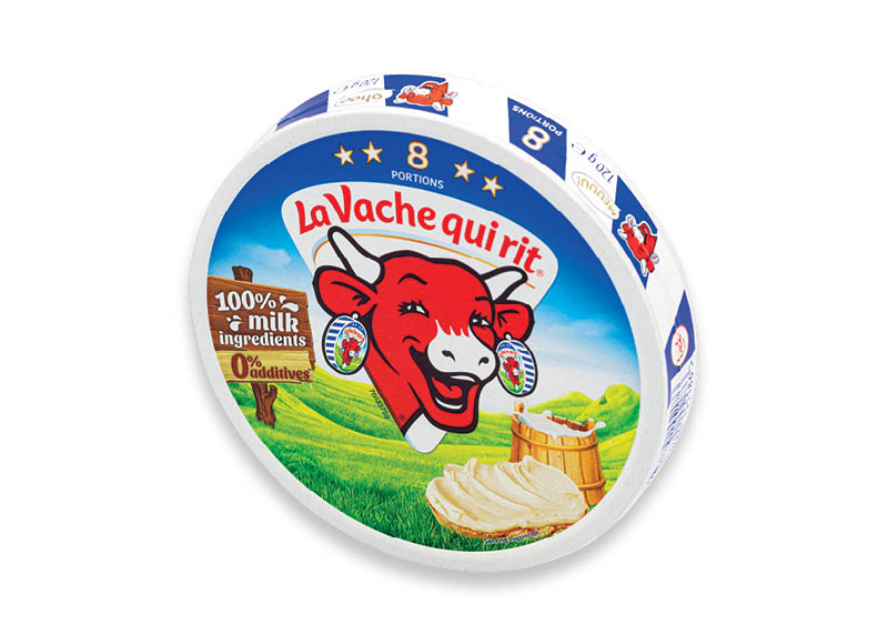 Lydytas sūris LA VACHE QUI RIT
			, 
				 120 g, 45 % rieb., 12,42 Eur/kg. A lygio parduotuvėse