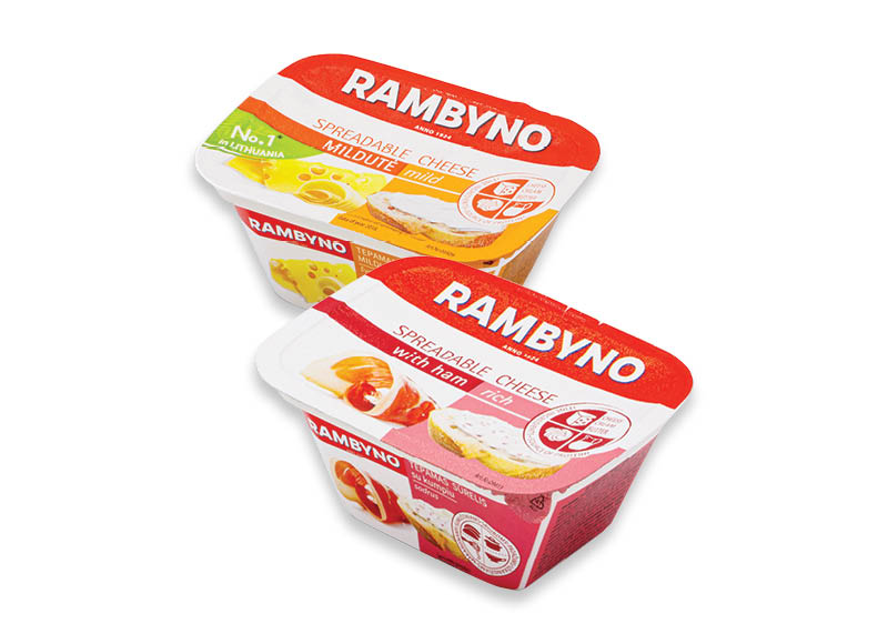 Lydytas tepamasis sūrelis RAMBYNO
			, 
				 175 g, 5 rūšių, 10,23 Eur/kg