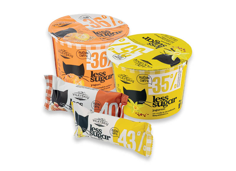 VILKYŠKIŲ glaistytiems varškės sūreliams, jogurtams LESS SUGAR
,
40 g, 200 g, 4 rūšių. A lygio parduotuvėse VILKYŠKIŲ glaistytiems varškės sūreliams, jogurtams LESS SUGAR
,
40 g, 200 g, 4 rūšių. A lygio parduotuvėse