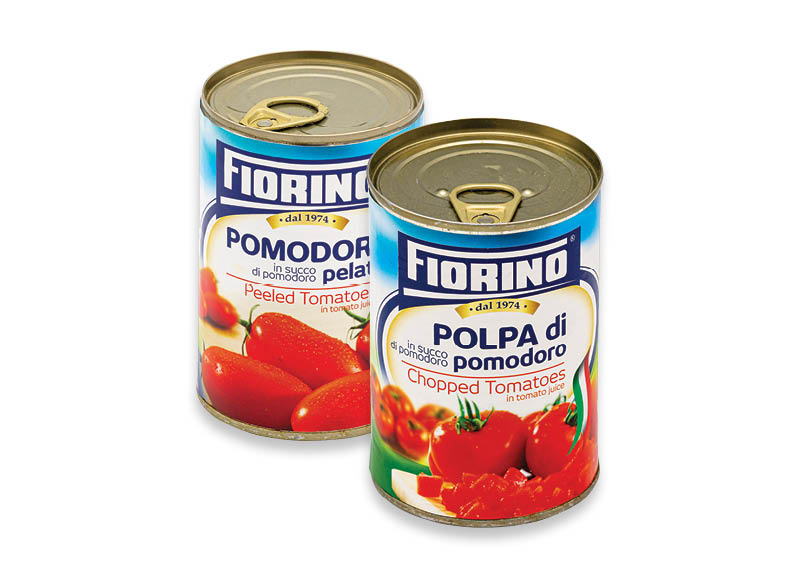 Konservuoti pomidorai FIORINO
			, 
				 425 ml, 3 rūšių, 2,09 Eur/l