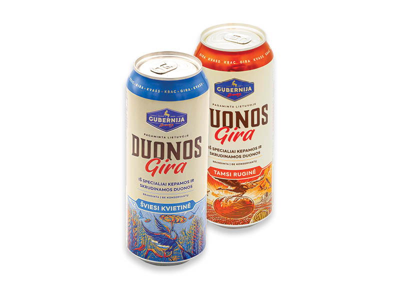 Duonos gira GUBERNIJA
			, 
				 0,5 l, 2 rūšių, 1,18 Eur/l (taros užstato vertė į gėrimo kainą neįskaičiuota)