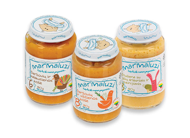 Vaikų maistui ir sultims MARMALUZI
			, 
				 14 rūšių