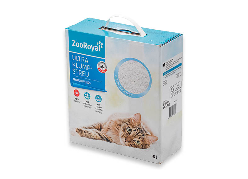 Ypač gaivus kraikas ZOOROYAL ULTRA CLUMP
,
6 l, 0,83 Eur/l. A lygio parduotuvėse Ypač gaivus kraikas ZOOROYAL ULTRA CLUMP
,
6 l, 0,83 Eur/l. A lygio parduotuvėse