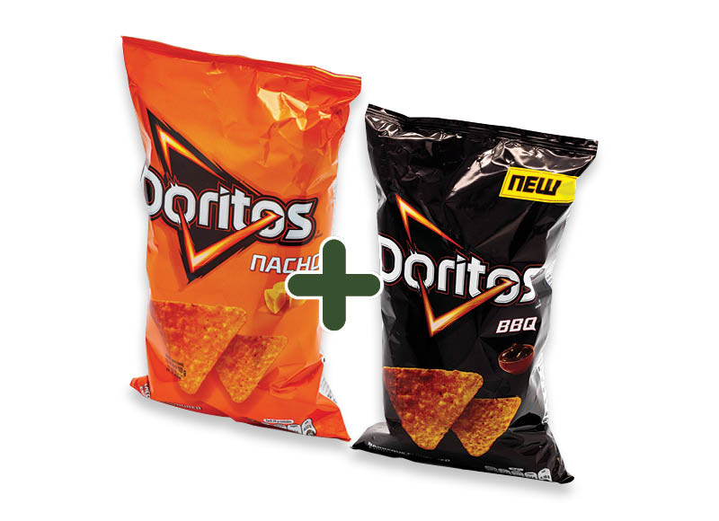Traškučiai DORITOS
,
100 g, 4 rūšių, 1,59 Eur/vnt. Ir IKI EXPRESS Traškučiai DORITOS
,
100 g, 4 rūšių, 1,59 Eur/vnt. Ir IKI EXPRESS