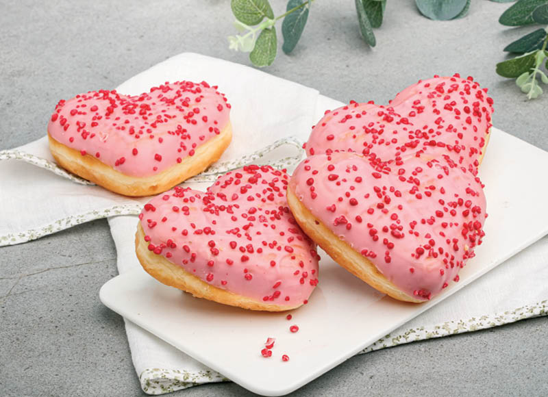 Spurga DOTS ŠIRDELĖ su rožiniu glaistu
			, 
				 72 g, 0,89 Eur/vnt. A lygio parduotuvėse