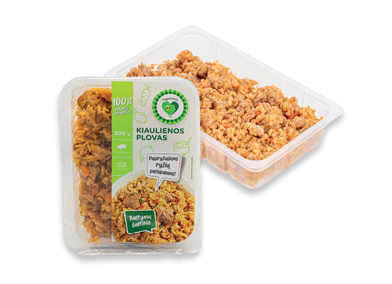 PAGAMINTA IKI troškintam kiaulienos plovui
			, 
				 300 g, 1 kg. Ir IKI EXPRESS