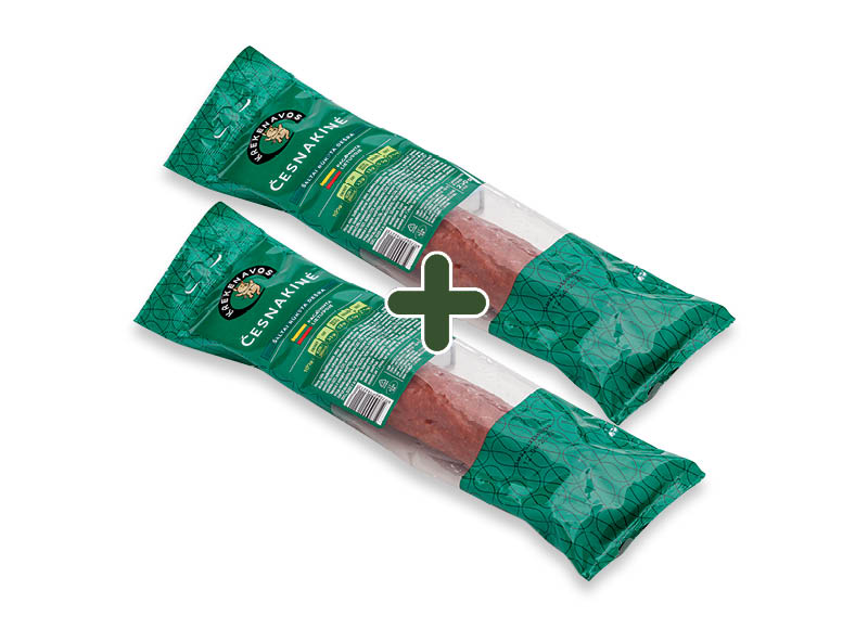 Šaltai rūkyta ČESNAKINĖ dešra
,
230 g, 3,99 Eur/vnt. A lygio parduotuvėse Šaltai rūkyta ČESNAKINĖ dešra
,
230 g, 3,99 Eur/vnt. A lygio parduotuvėse
