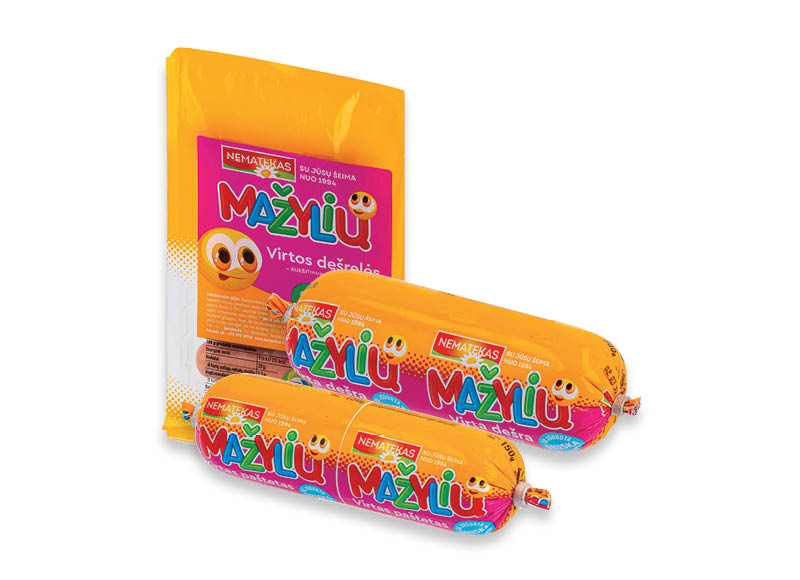 NEMATEKO MAŽYLIŲ linijai
			, 
				 150 g, 210 g, 300 g, 4 rūšių. A lygio parduotuvėse. Ir IKI EXPRESS