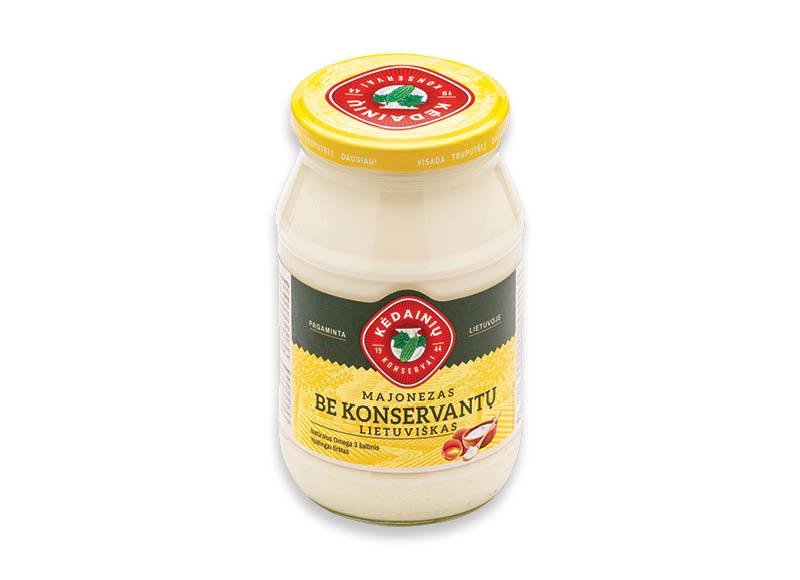 KĖDAINIŲ LIETUVIŠKAS majonezas be konservantų
			, 
				 430 g, 61 % rieb., 3,93 Eur/kg