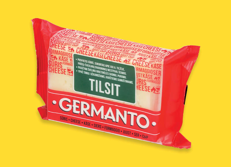 GERMANTO sūris TILSIT
,
240 g, 45 % rieb., 8,29 Eur/kg. A lygio parduotuvėse GERMANTO sūris TILSIT
,
240 g, 45 % rieb., 8,29 Eur/kg. A lygio parduotuvėse