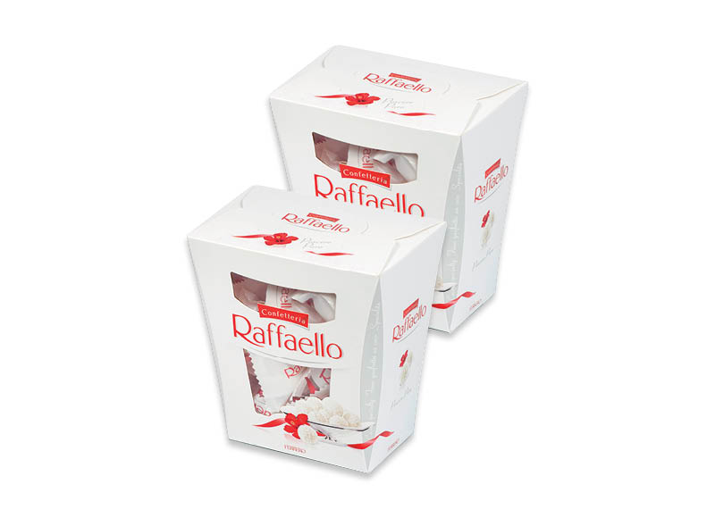 Saldainiai RAFFAELLO
			, 
				 230 g, 16,04 Eur/kg. A lygio parduotuvėse