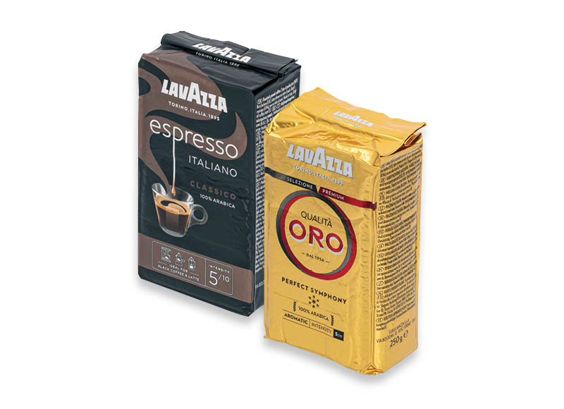 LAVAZZA malta kava QUALITA ORO ir ESPRESSO
,
250 g, 2 rūšių, 16,76 Eur/kg. A lygio parduotuvėse LAVAZZA malta kava QUALITA ORO ir ESPRESSO
,
250 g, 2 rūšių, 16,76 Eur/kg. A lygio parduotuvėse