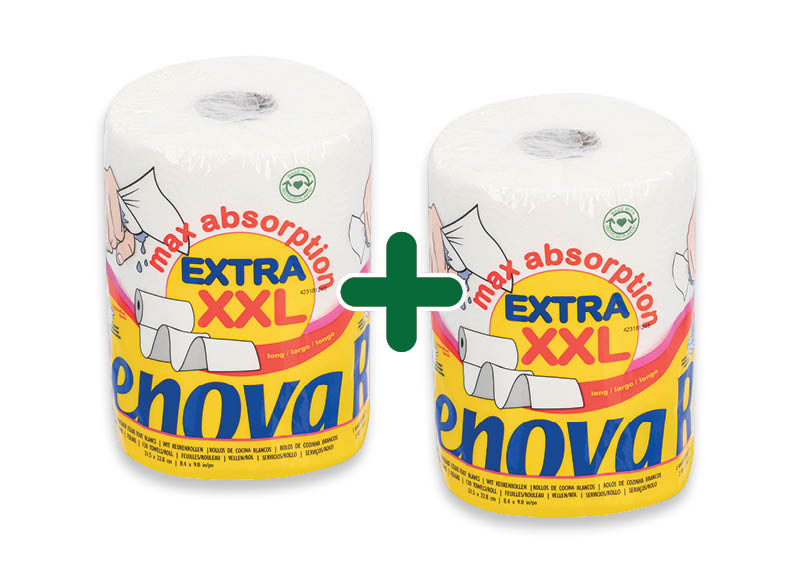 Popieriniai rankšluosčiai RENOVA EXTRA XXL
			, 
				 1 vnt., 2,39 Eur/vnt.