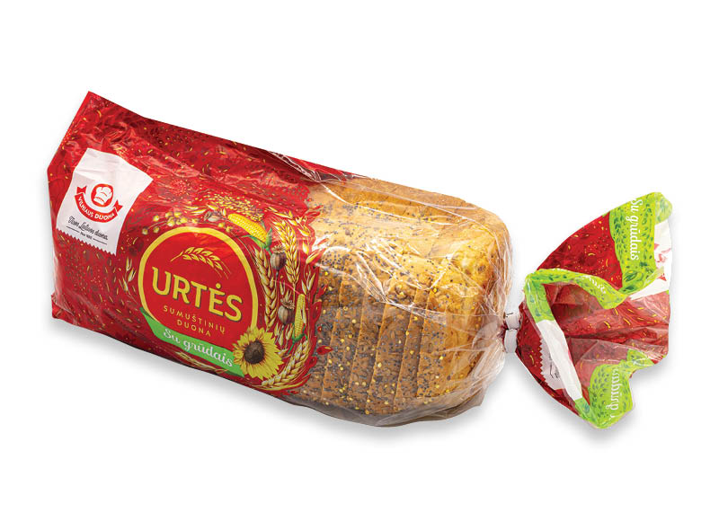 URTĖS SUMUŠTINIŲ duona su grūdais
			, 
				 470 g, 3,55 Eur/kg. Ir IKI EXPRESS