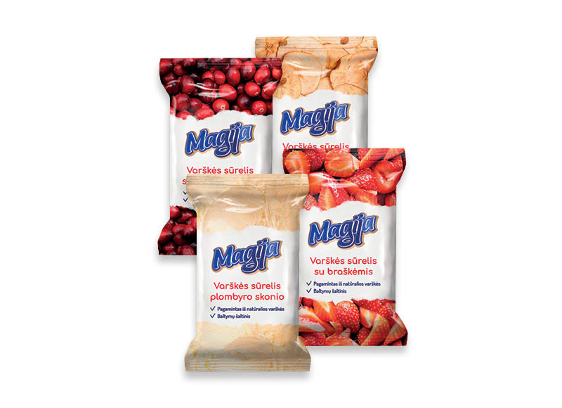 Varškės sūrelis MAGIJA
			, 
				 100 g, 4 rūšių 7,90 Eur/kg. A lygio parduotuvėse