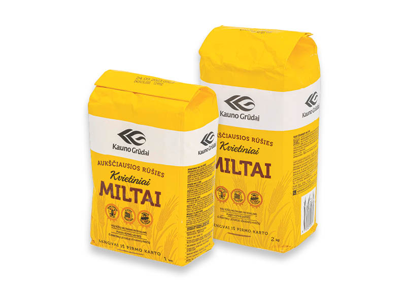 KAUNO GRŪDŲ kvietiniams miltams
			, 
				 1 kg, 2 kg