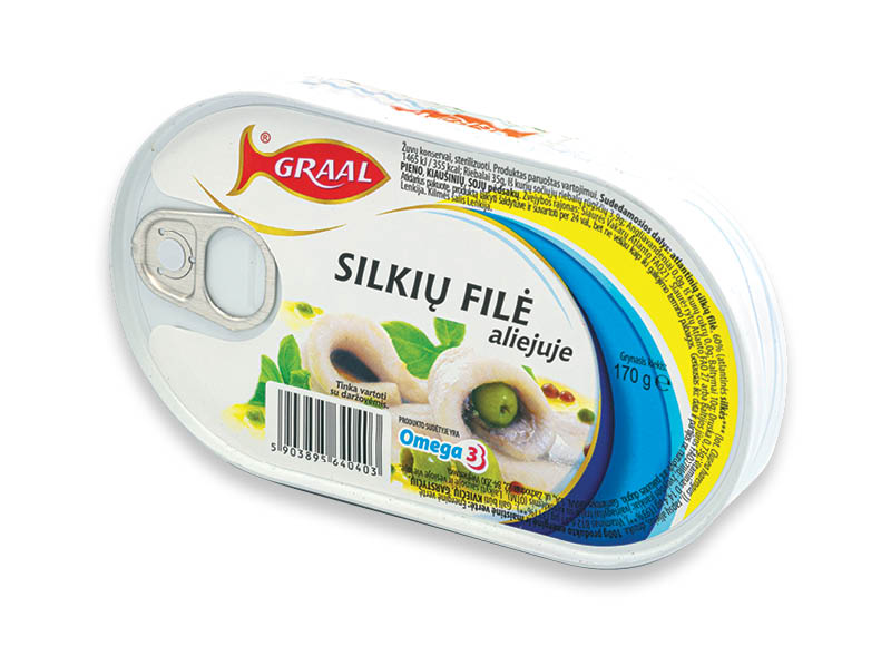 Silkių filė GRAAL
,
170 g, 2 rūšių, 5,82 Eur/kg. A lygio parduotuvėse Silkių filė GRAAL
,
170 g, 2 rūšių, 5,82 Eur/kg. A lygio parduotuvėse