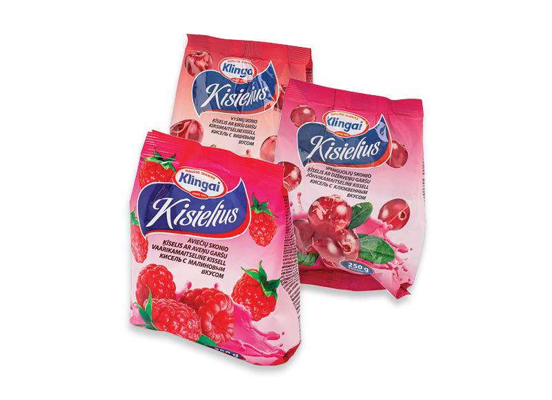 Kisielius KLINGAI
			, 
				 250 g, 3 rūšių, 2,40 Eur/kg