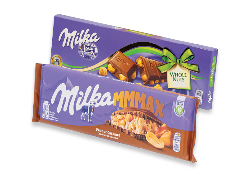 Šokolado plytelė MILKA
			, 
				 250 g, 276 g, 300 g, 6 rūšių