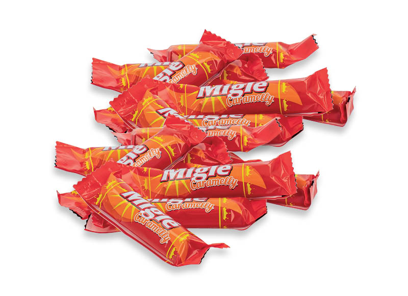 Sveriami saldainiai MIGLĖ
			, 
				 1 kg, 2 rūšių. A lygio parduotuvėse