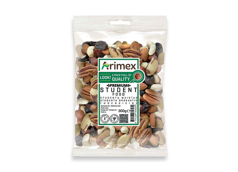 STUDENTŲ MAISTAS ARIMEX PREMIUM
			, 
				 300 g, 11,63 Eur/kg