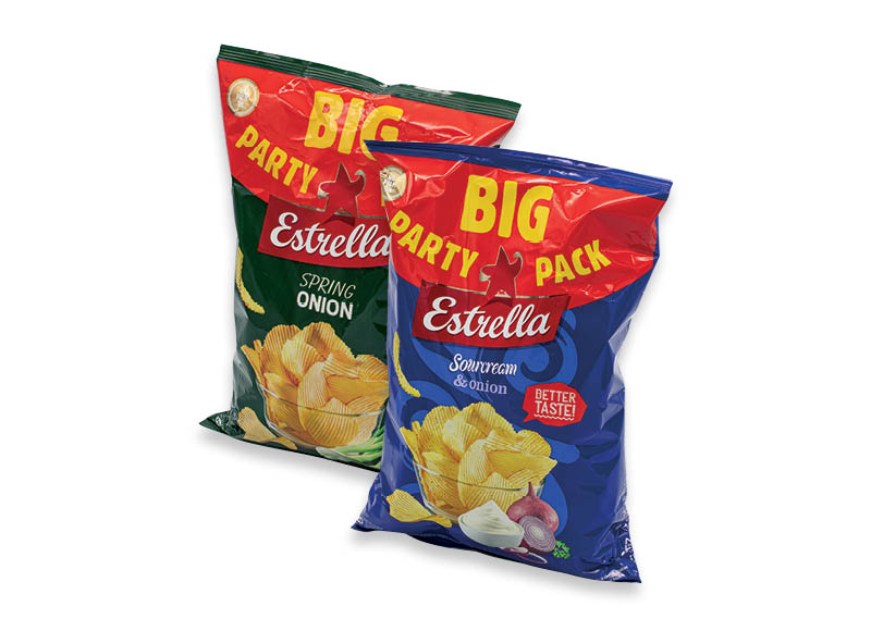 Bulvių traškučiai ESTRELLA
,
250 g, 5 rūšių, 11,56 Eur/kg Bulvių traškučiai ESTRELLA
,
250 g, 5 rūšių, 11,56 Eur/kg