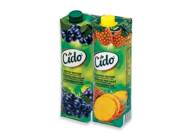 Vynuogių ir ananasų nektarai CIDO
			, 
				 1 l, 2 rūšių. Ir IKI EXPRESS