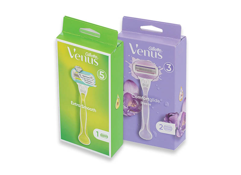 Sisteminiai skustuvai GILLETTE VENUS BREEZE, EMBRAZE ir SMOOTH
			, 
				 1 vnt., 2 vnt., 3 rūšių. A lygio parduotuvėse