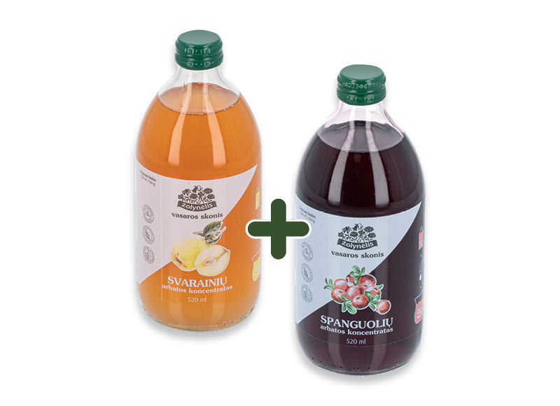Arbatos koncentratas ŽOLYNĖLIS
,
500 ml, 2 rūšių, 5,99 Eur/vnt. Ir IKI EXPRESS Arbatos koncentratas ŽOLYNĖLIS
,
500 ml, 2 rūšių, 5,99 Eur/vnt. Ir IKI EXPRESS