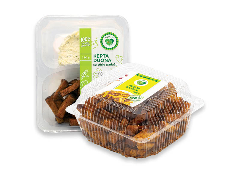 PAGAMINTA IKI keptai duonai
			, 
				 250 g, 2 rūšių