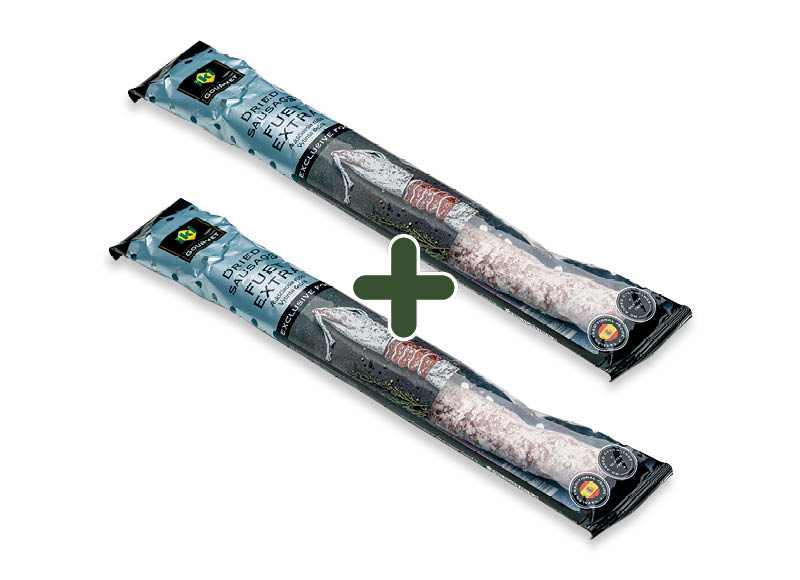 IKI GOURMET vytinta dešra FUET EXTRA
,
170 g, 2,99 Eur/vnt. IKI GOURMET vytinta dešra FUET EXTRA
,
170 g, 2,99 Eur/vnt.