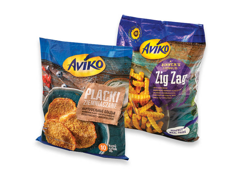 Šaldytoms gruzdintoms bulvytėms ir blynams AVIKO
			, 
				 450 g, 600 g, 750 g, 5 rūšių. Ir IKI EXPRESS