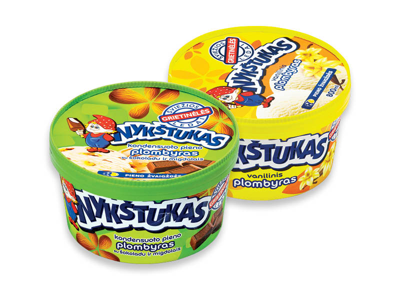 Valgomųjų ledų dėžutė NYKŠTUKAS
			, 
				 800 ml, 3 rūšių, 6,24 Eur/l