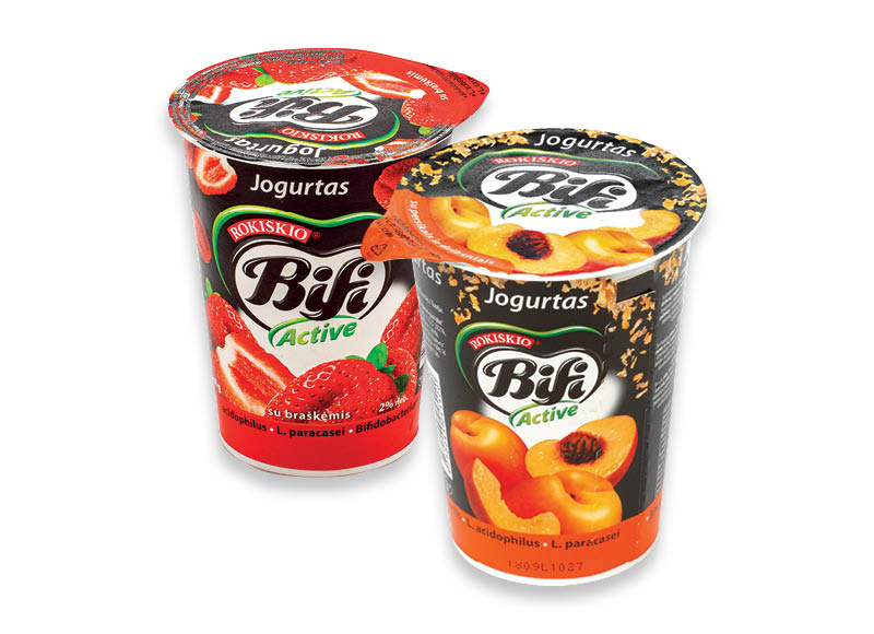 Jogurtas BIFI ACTIVE
			, 
				 360 g, 3 rūšių, 3,31 Eur/kg