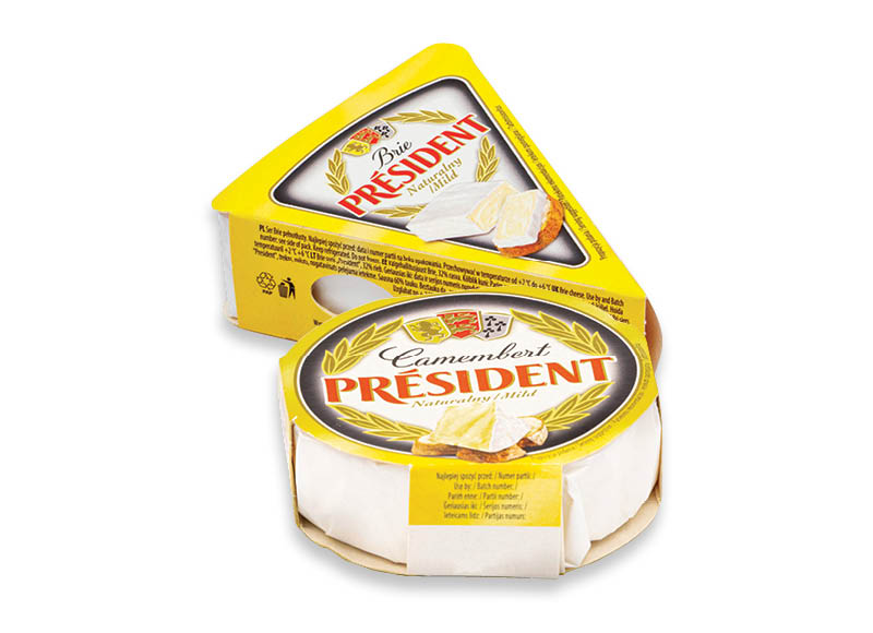 PRESIDENT sūris BRIE, CAMEMBERT
			, 
				 120 g, 125 g, 2 rūšių. A lygio parduotuvėse. Ir IKI EXPRESS