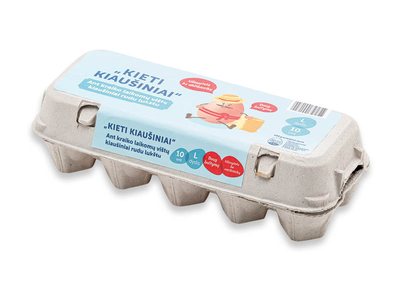 KIETI ant kraiko laikomų vištų kiaušiniai rudu lukštu
,
10 vnt., L dydžio, 0,22 Eur/vnt. A lygio parduotuvėse KIETI ant kraiko laikomų vištų kiaušiniai rudu lukštu
,
10 vnt., L dydžio, 0,22 Eur/vnt. A lygio parduotuvėse