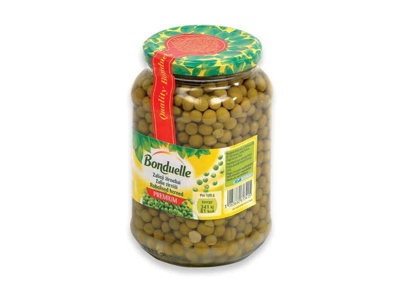 Konservuoti žirneliai BONDUELLE
			, 
				 660 g, 2,11 Eur/kg